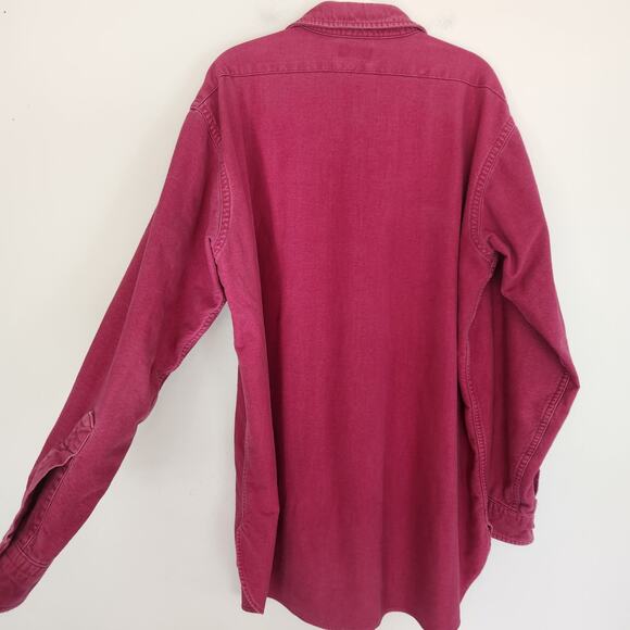Vintage‎ L.L. Bean USA-Made Chamoise Soft Long Sleeve Shirt size 17 Tall (XLT) - Picture 4 of 6